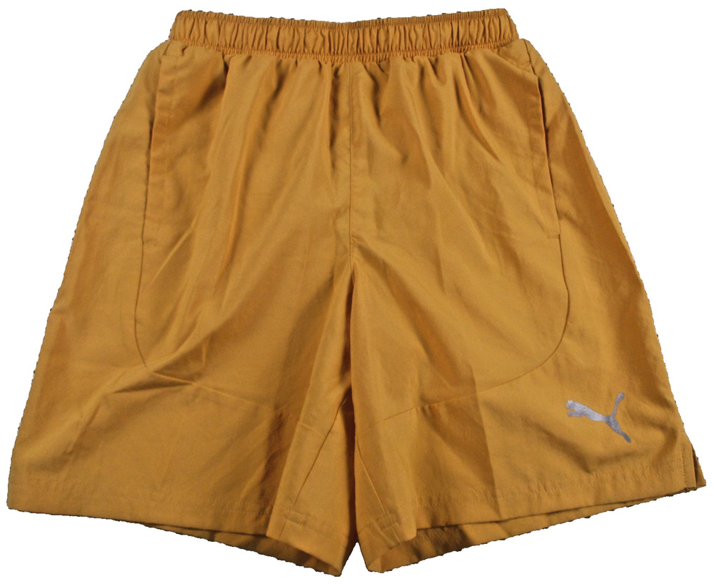 PUMA Run Fav Woven Shorts Mens XS Yellow DRYCELL 7 In Running Athletic Gym 1828